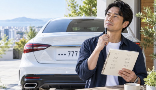 格好いい車のナンバー3桁42選！抽選で取れない番号も解説