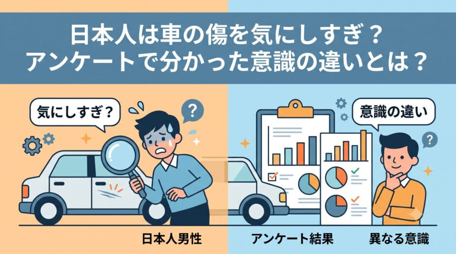 日本人　車の傷　気にしすぎ