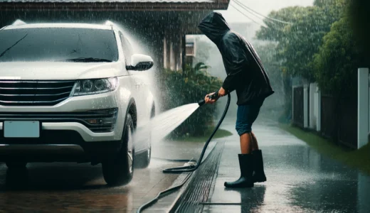 雨の日に洗車はおかしい？意外な利点と効果的な洗車方法も紹介！