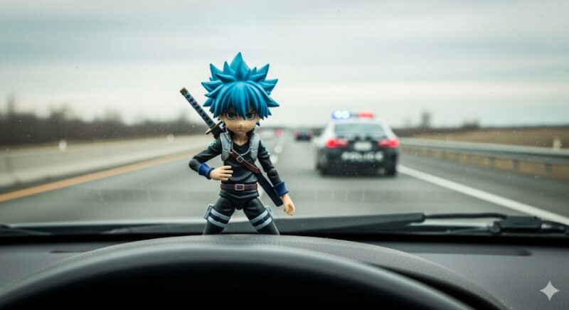 ダッシュボードにフィギュアを飾るのは違反？