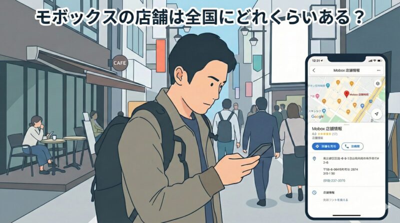 モボックス 店舗